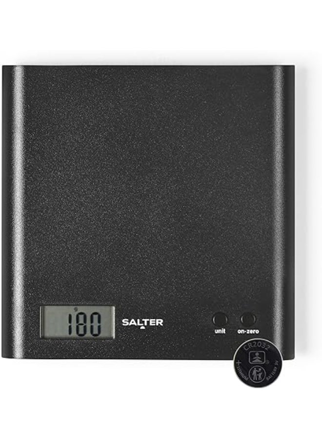 سالتر ميزان مطبخ ديجيتال – يزن حتى 3 كجم – شاشة LCD – أسود – حجم مناسب وسهل الاستخدام - Image 1