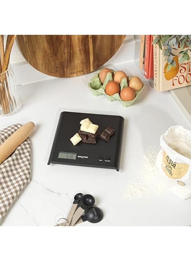 سالتر ميزان مطبخ ديجيتال – يزن حتى 3 كجم – شاشة LCD – أسود – حجم مناسب وسهل الاستخدام - Image 2
