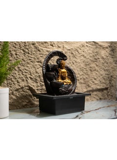 EXPLEASIA EXPLEASIA Mini Buddha Table top Water Fountain for Home and Office Living Room Decor Gift Items Home Office Decoration Item Buddha  - Image 3