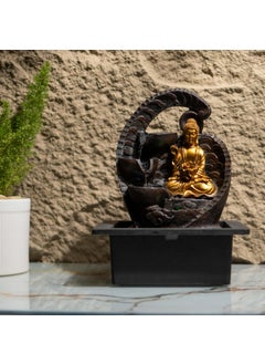 EXPLEASIA EXPLEASIA Mini Buddha Table top Water Fountain for Home and Office Living Room Decor Gift Items Home Office Decoration Item Buddha  - Image 4