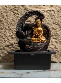 EXPLEASIA EXPLEASIA Mini Buddha Table top Water Fountain for Home and Office Living Room Decor Gift Items Home Office Decoration Item Buddha  - Image 1