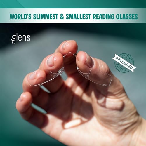 glens Unisex Armless Reading Glasses - 3 Reading Glasses Men & Women Emergency Lightweight Pocket Ultra Thin Readers (3 Pack ECO, +2.0) - Image 2