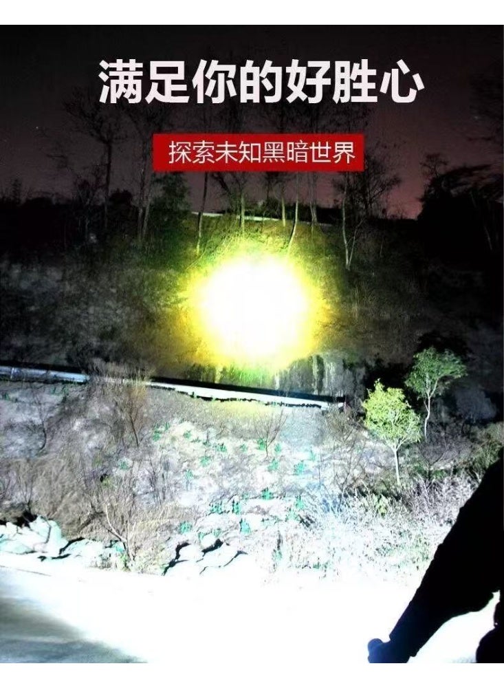 M4 High-Power Rechargeable Flashlight, Ultra-Bright, Long-Range, Multi-Function Outdoor Searchlight - Image 5