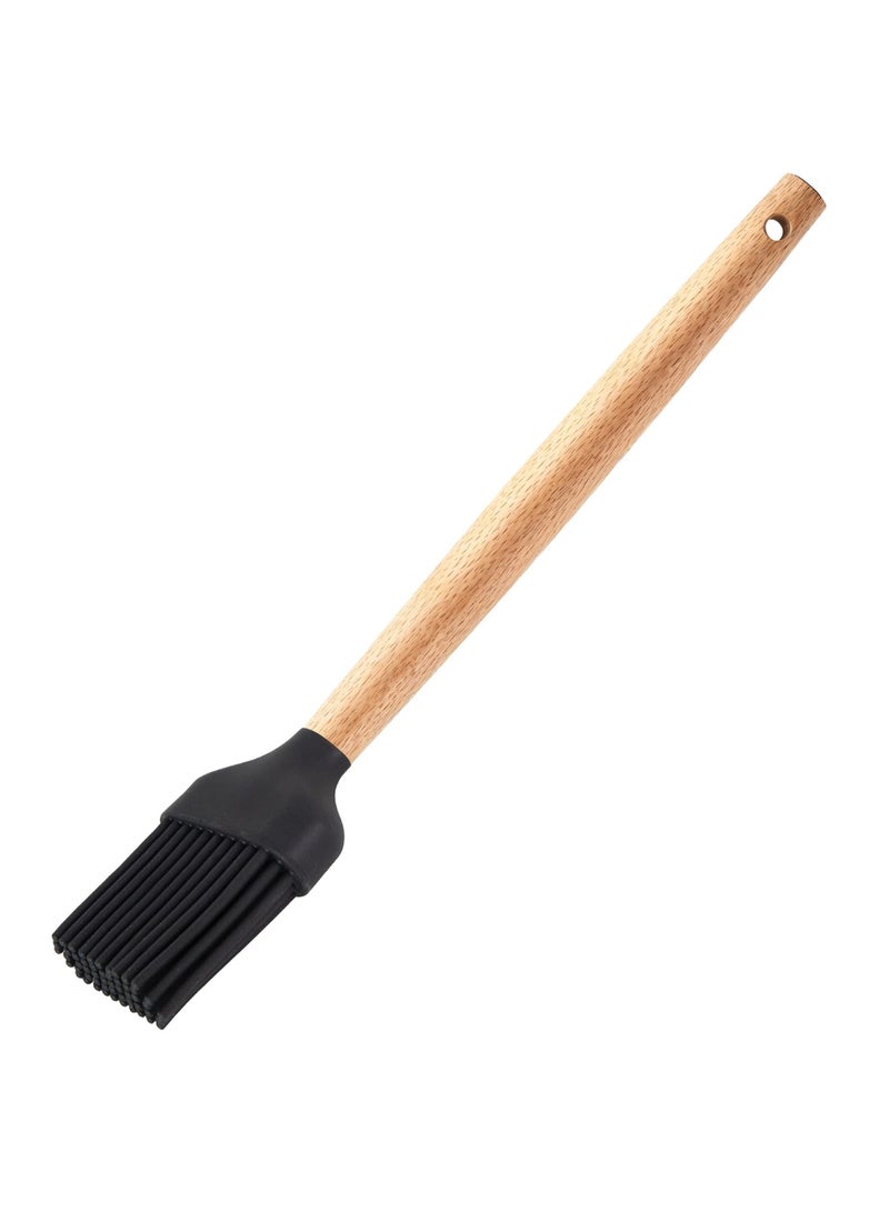 Bright Home BBQ Grill Brush for Baking With Wooden Handle, Silicone Sauce Oil Brush  Silicone BBQ Brush For Cooking Cake Butter Pastry Perfect Barbeque Tool - Image 2