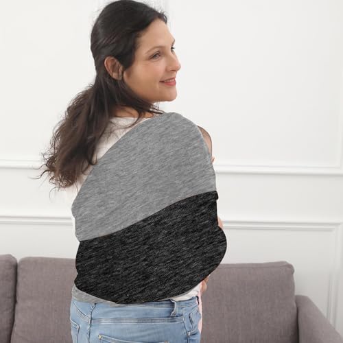Kloovete Baby Wrap Carrier, Perfect Baby Carrier Wrap Sling for Newborn and Infant up to 35 lbs. (Heather Grey, M (S, M, L of Clothing Size)) - Image 5