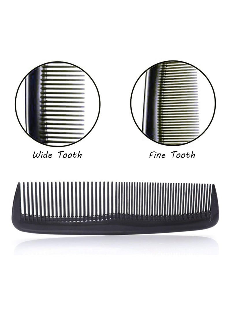 Hair Combs Plastic Pockets Combs Fine and Standard Dental Hair Cutting Comb Fine Dressing Styling Combs Hairdressing Salon Comb for Women Men Hair Care Tools - Image 4
