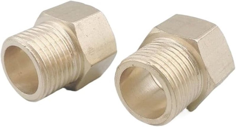Brass Pipe Fitting Hex Bushing Adapter DN32 Female To DN20 Male Thread - Image 2