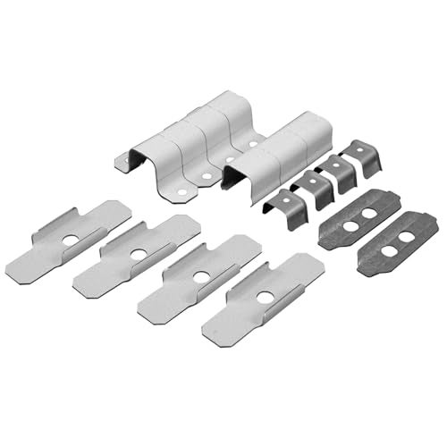 WIREMOLD Legrand Wiremold BWH-9-10-11 Metal Raceway for Extending Power, 700 Series, Accessory Pack with Mounting Clips, Straps, and Fittings, White (1 Pack) - Image 1