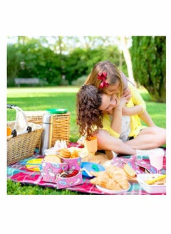 Y&D 3 Pcs Reusable Sandwich Bags Washable Dual Layer Snack with Zipper Sizes Cute Lunch Baggies Food Storage Cartoon Pouch for Kids  - Image 3