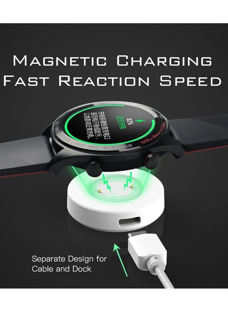 Huawei Watch GT Charger Cable with 1M USB Cable and Charging Base for Huawei Watch GT or Honor Watch - Image 4