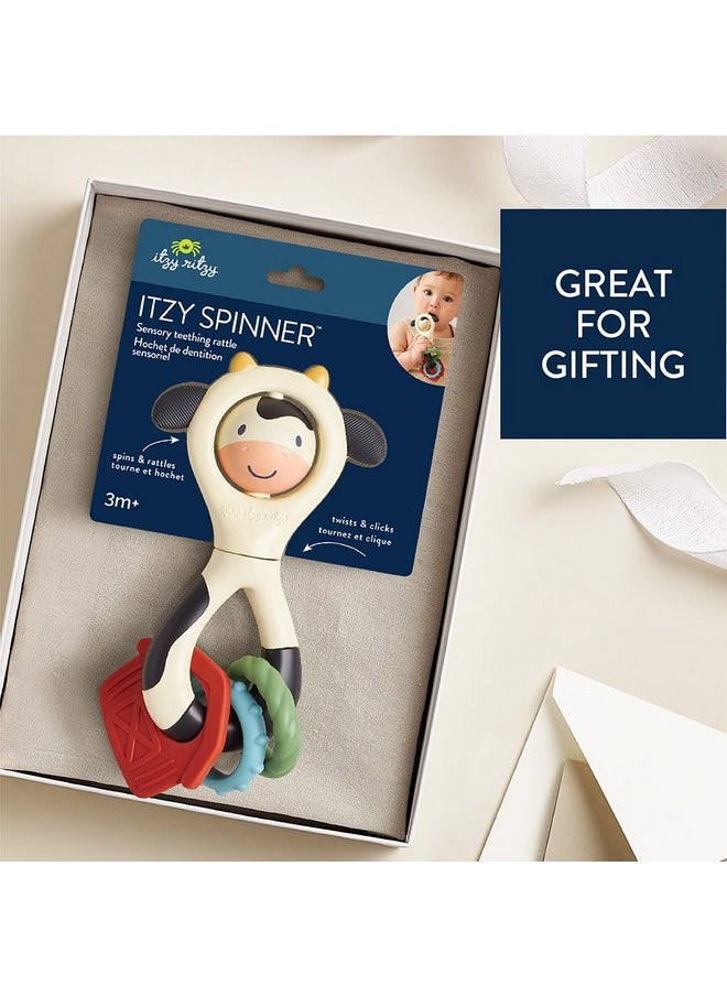 Itzy Ritzy Itzy Ritzy Spinner Rattle (Cow)  - Image 5
