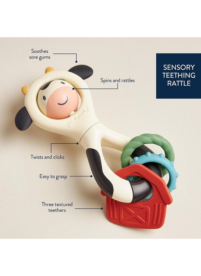 Itzy Ritzy Itzy Ritzy Spinner Rattle (Cow)  - Image 4