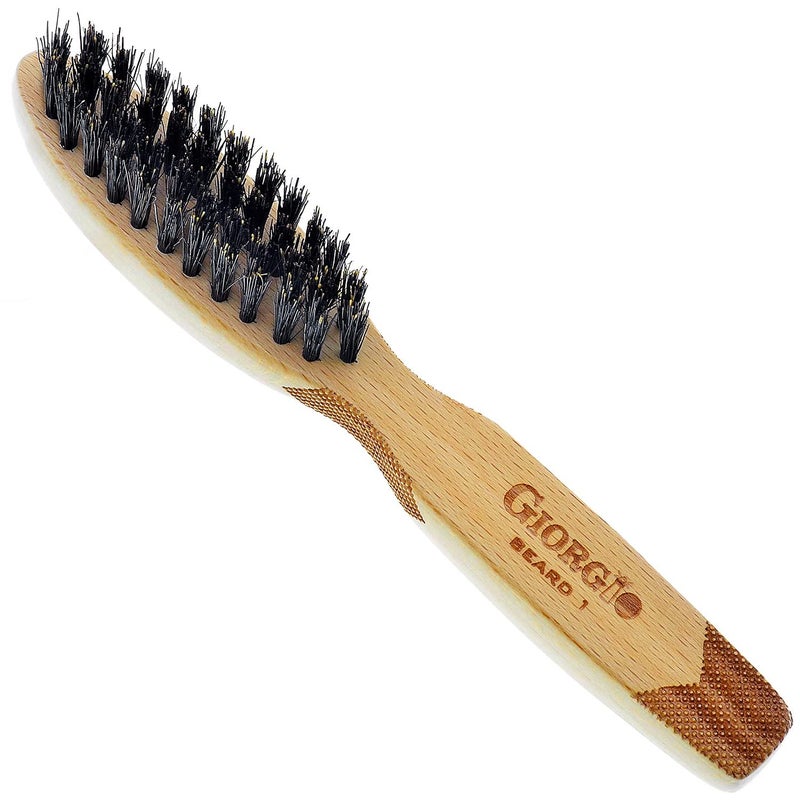 Giorgio G57 Extra Small Men's Fine Tooth Beard and Mustache Comb for Facial Hair Grooming and Styling. Wallet Pocket Comb Beard Comb for Men, Handmade, Saw-Cut and Hand Polished - Image 1