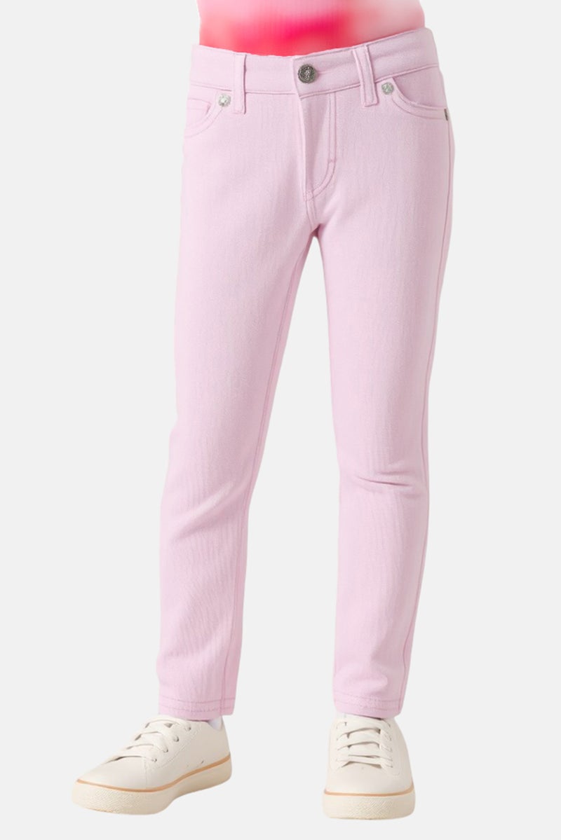 Levi's Toddlers Girl Super Skinny Fit Solid Pants, Light Lavander - Image 1