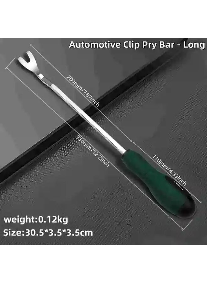 1pc Car Door Panel Remover 310mm Steel Buckle Pry Bar For Auto Trim - Image 3