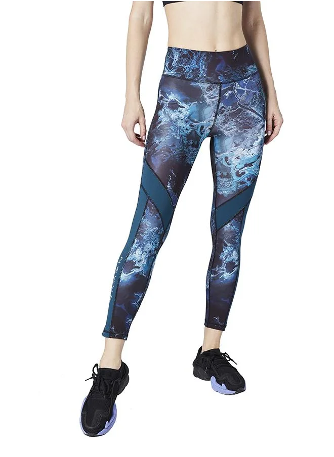 ZAECY Women's Mid-Rise Crop Leggings