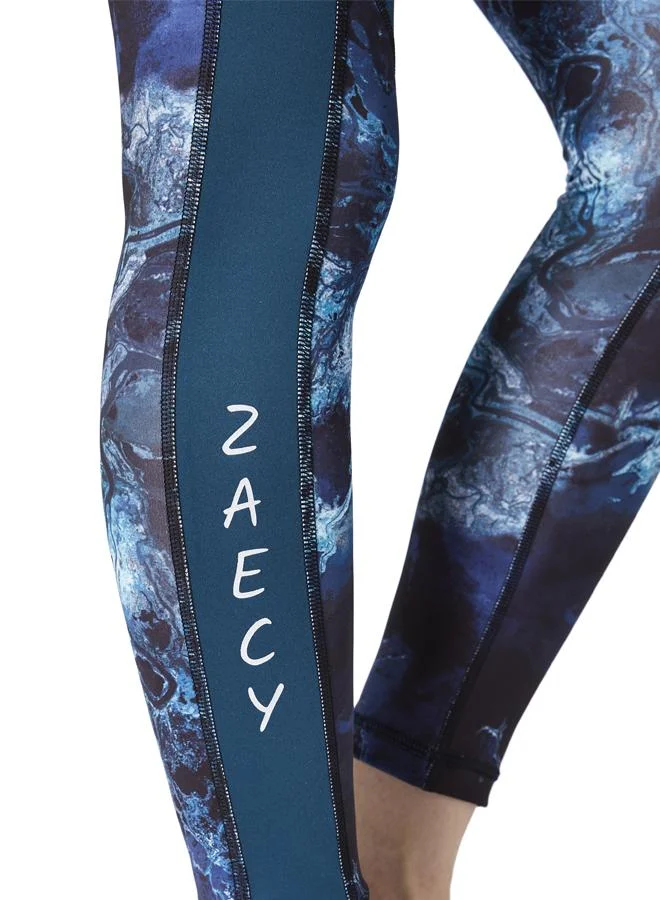 ZAECY Women's Mid-Rise Crop Leggings
