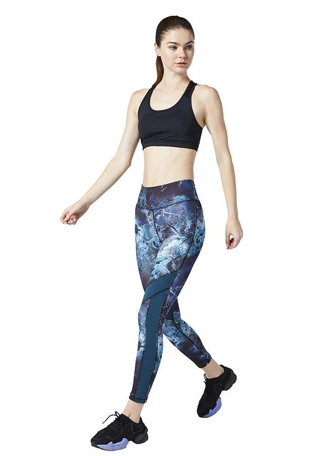 ZAECY Women's Mid-Rise Crop Leggings