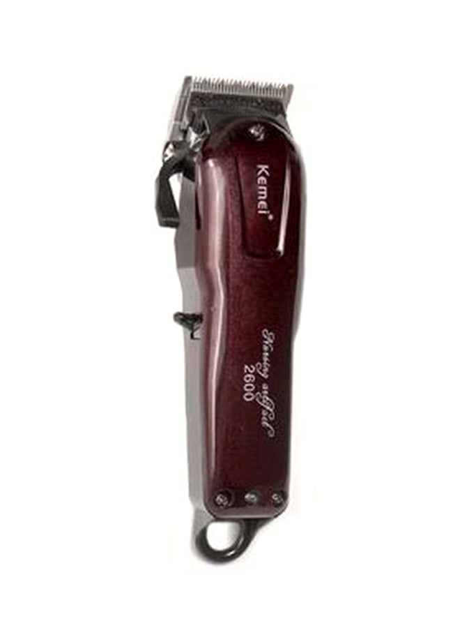 Kemei Km-2600 Electric Shaver With Hair Clipper Brown 7.48 x 1.77 x 1.77inch - Image 3