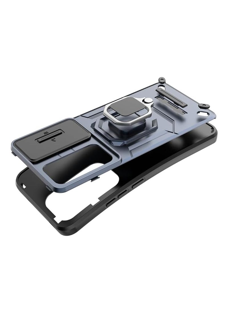 X-level OPPO Reno 12 Pro 5G Case, 360° Metal Ring Kickstand Shell, 2 in 1 Hybrid Shockproof Protective Phone Back Cover for OPPO Reno 12 Pro 5G  - Image 5