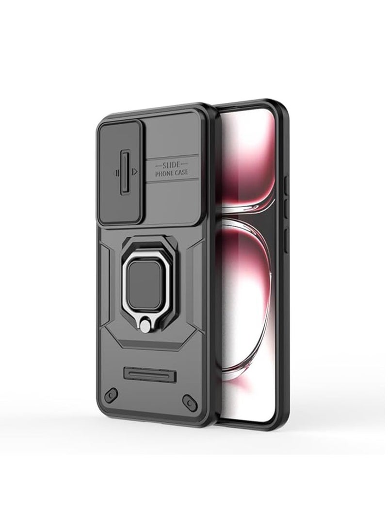 X-level OPPO Reno 12 Pro 5G Case, 360° Metal Ring Kickstand Shell, 2 in 1 Hybrid Shockproof Protective Phone Back Cover for OPPO Reno 12 Pro 5G  - Image 3