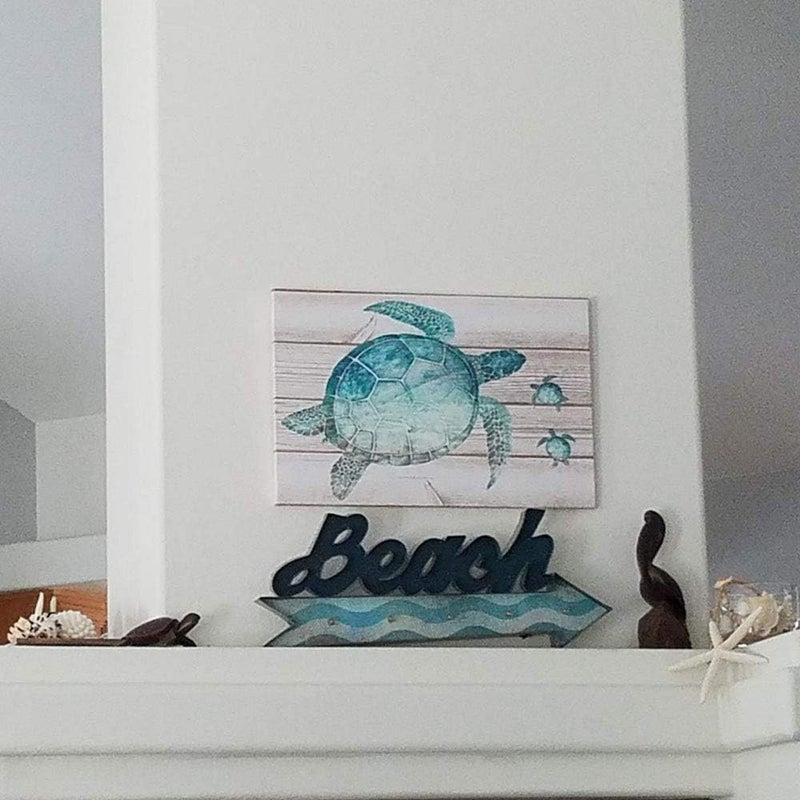 SUMGAR Sea Turtle Canvas Wall Art - Image 5
