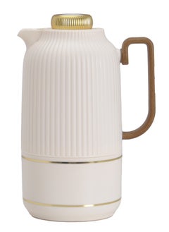 Badraig 2-Piece Coffee And Tea Vacuum Flask Off White/Gold 1 Liter  - Image 5