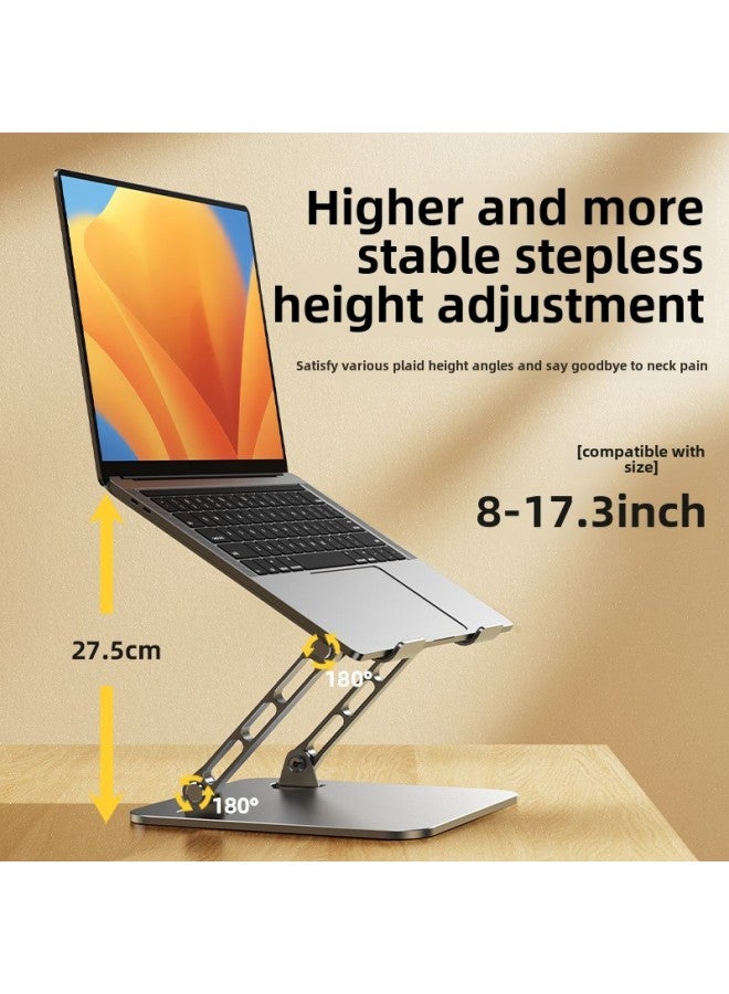 [Special Grade Carbon Steel] Computer Bracket Notebook Bracket Flat Aluminum Alloy Suspension Lifting Folding Elevated-Color:Standard Model [carbon Steel Material]  - Image 3
