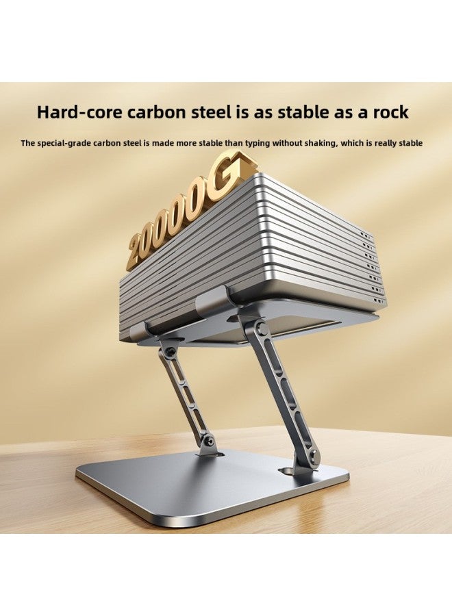 [Special Grade Carbon Steel] Computer Bracket Notebook Bracket Flat Aluminum Alloy Suspension Lifting Folding Elevated-Color:Standard Model [carbon Steel Material]  - Image 4