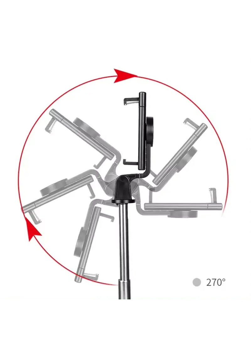 Foldable mini tripod is a compact, lightweight support device designed for stabilizing cameras, smartphones.It is essy to folds down to a small size, making it easy to carry in a bag or pocket.  - Image 4