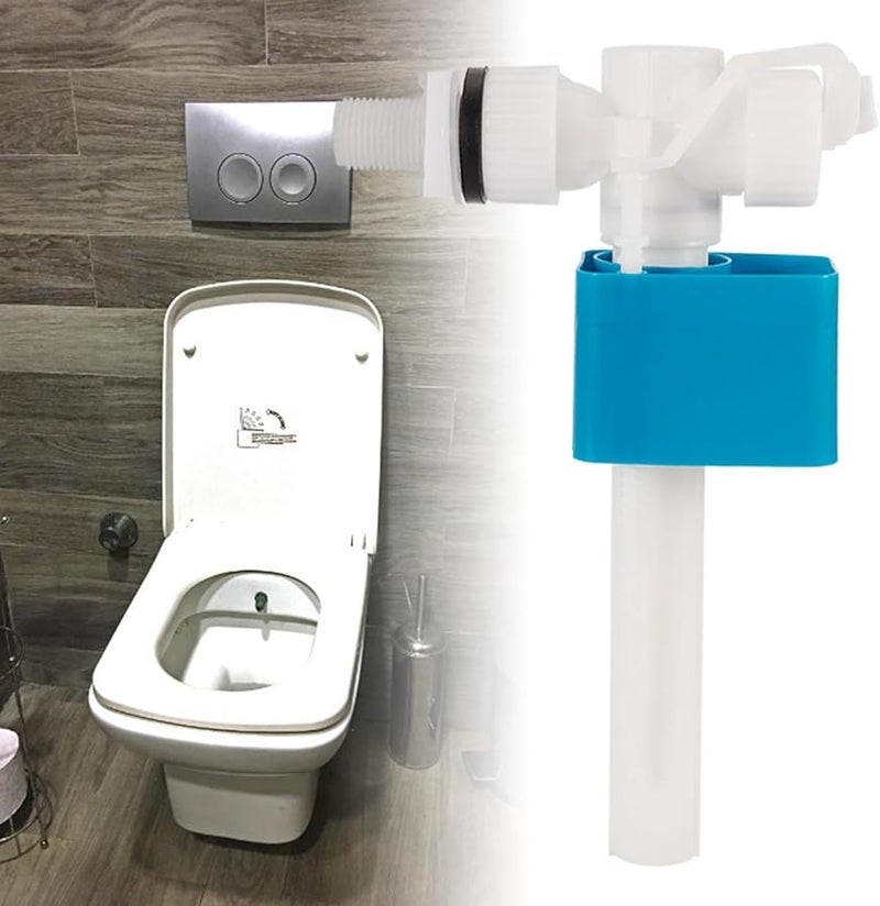 Plastic G1 2 Inch Side Entry Inlet Valve Brass Handle Water Valve For Toilet Cistern - Image 4