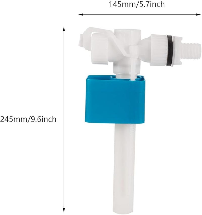 Plastic G1 2 Inch Side Entry Inlet Valve Brass Handle Water Valve For Toilet Cistern - Image 5