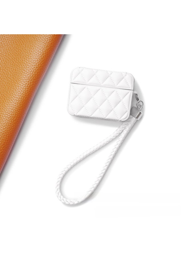 Neutral Outlet Elegant Rhombic Down Jacket Earphone Cover For Apple Airpods Earphone Protective Cover - Image 1