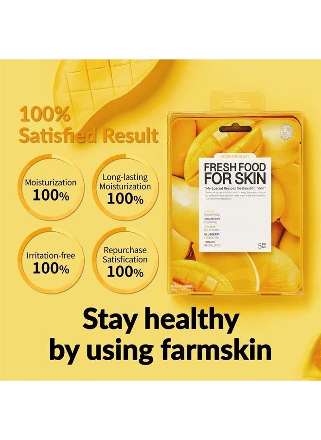 FARMSKIN Facial Sheet Mask, Organic Face Mask (12 pcs) - Essence Moisturizing Collection | Hydrating Face Masks, Moisturizing, Brightening and Soothing | Korean Face Mask Skin Care & Beauty Facial She  - Image 2