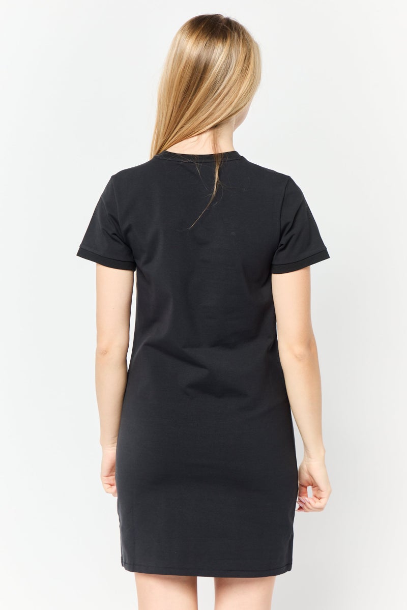 Adidas Women Sportswear Fit Training Mini Dress, Black  - Image 2