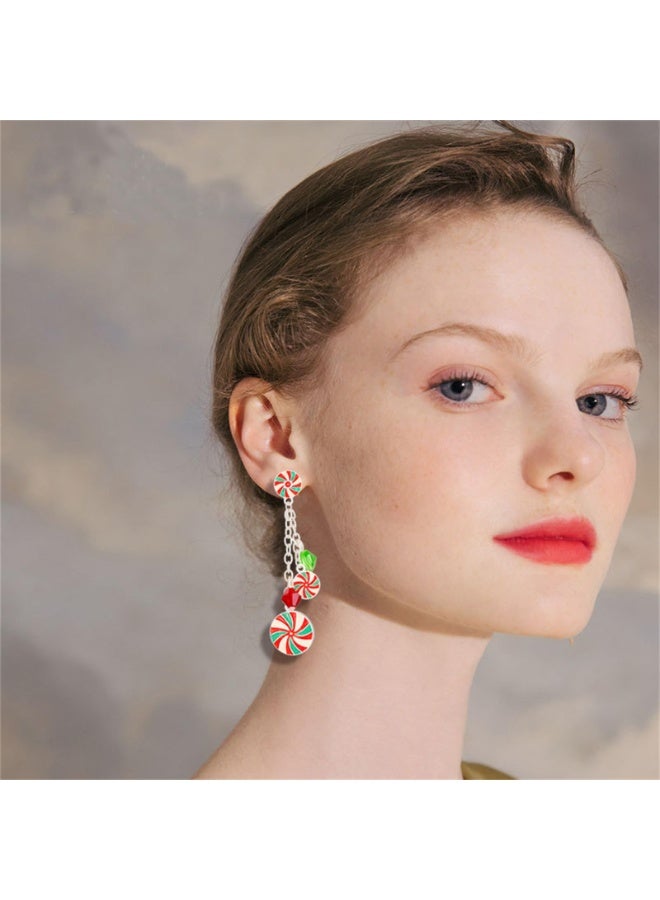 Y&D Christmas Earrings For Women, Drop Earrings Holiday Jewerly Festive Decorations Accessorie - Image 4