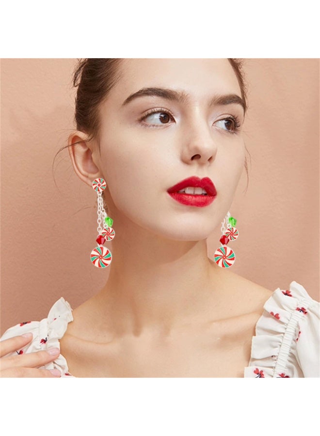 Y&D Christmas Earrings For Women, Drop Earrings Holiday Jewerly Festive Decorations Accessorie - Image 5