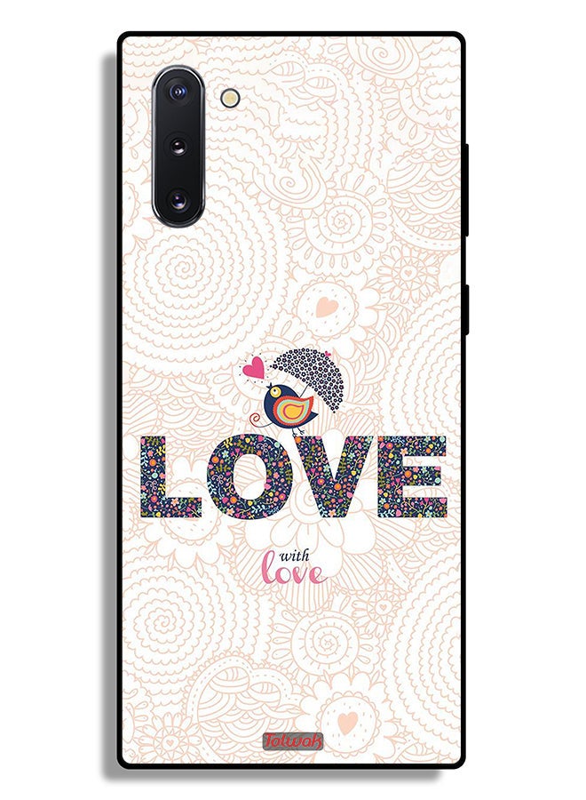 Tolwak Samsung Galaxy Note 10 Protective Case Cover Love With Love - Image 2