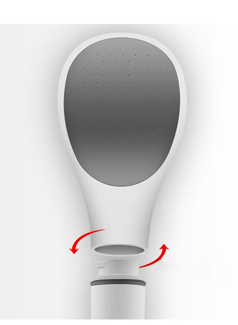 KASTWAVE High-Pressure Shower Head Handheld Detachable Anti-Clogging Curved Shower Head Filtered Water Purification Universal Shower Head - Image 4