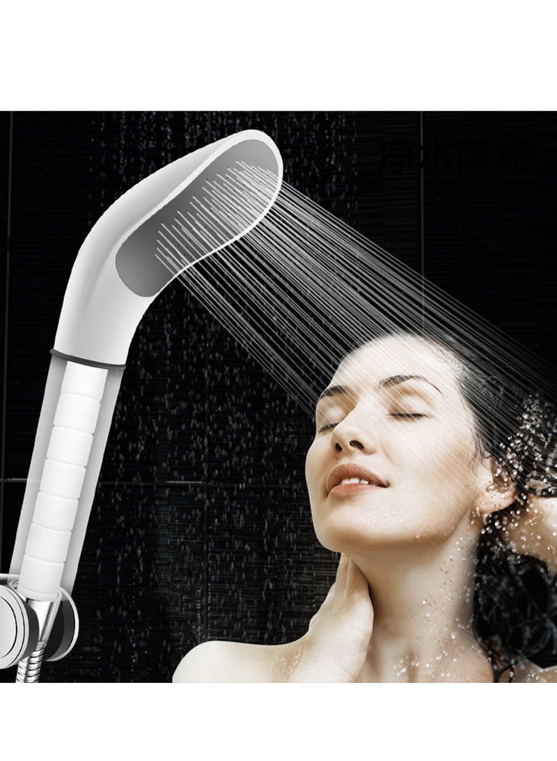 KASTWAVE High-Pressure Shower Head Handheld Detachable Anti-Clogging Curved Shower Head Filtered Water Purification Universal Shower Head - Image 5