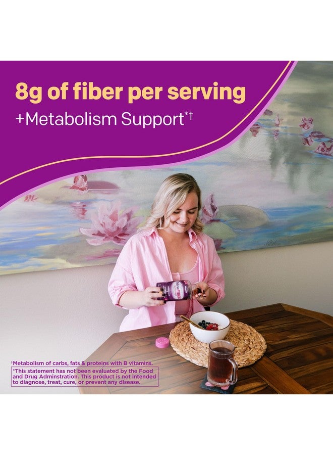 MiraLAX MiraFIBER Gummies, From The Gut Experts at MiraLAX, 8g of Daily Prebiotic Fiber with B Vitamins to Support Digestive Health and Metabolism, Fruit Flavored Fiber Gummies, 72 Count - Image 2