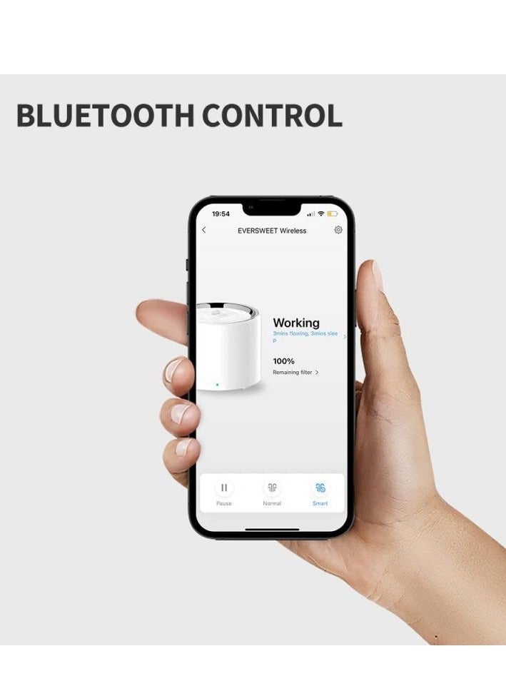 نافورة مياه الحيوانات الأليفة الأوتوماتيكية Eversweet 3 PRO "المضخة اللاسلكية" - Image 3