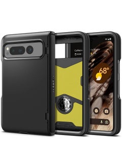 Spigen Slim Armor Pro for Pixel Fold Case Cover (2023) with Hinge Coverage - Black  - Image 1