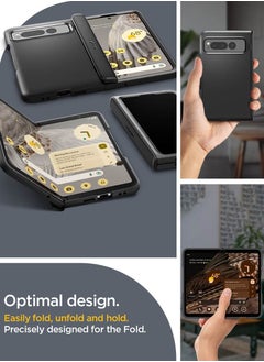Spigen Slim Armor Pro for Pixel Fold Case Cover (2023) with Hinge Coverage - Black  - Image 5