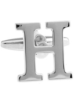 Personalized Fashion English Letter H Shape Cufflinks Mens French Shirt Cufflinks For Wedding