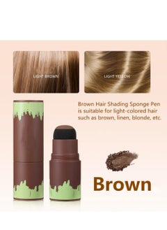 Supwell Hair Shading Sponge Pen Natural Shade Hairline Powder Hairline Shadow Powder Stick Waterproof Hair Root Concealer For Thinning Hair Root Touch-Up  - Image 3