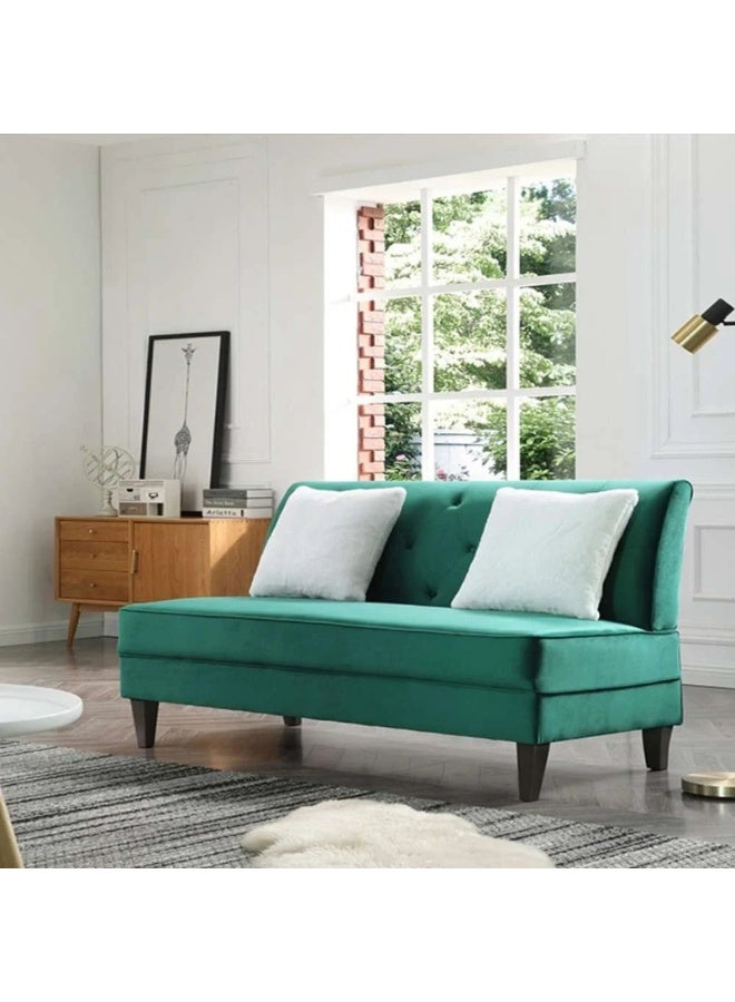 كستم ديكو أريكة بدون أذرع بمقعدين - أريكة مبطنة حسب الطلب لغرفة المعيشة، بتصميم أنيق وراحة فائقة  - Image 3