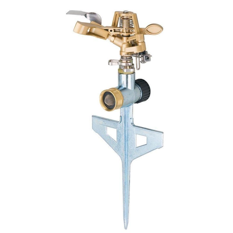 Melnor 9536CH 9536H All Metal Pulsating Sprinkler with Step Spike, Head & Base - Image 5