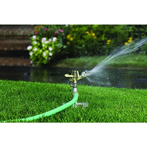 Melnor 9536CH 9536H All Metal Pulsating Sprinkler with Step Spike, Head & Base - Image 4