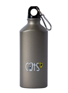 Biggdesign Cats Aluminum Water Bottle, 600ML